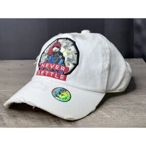 MuKa Hat Never Settle Cap adjustable snapback mesh Gray